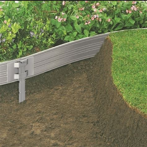 metal box edges kit|4 inch aluminum garden edging.